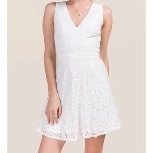 Francesca’s White Lace Dress